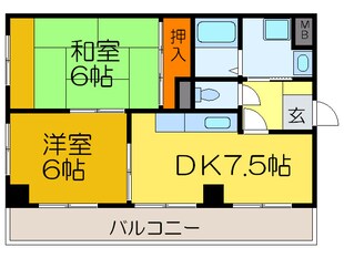 エスポールシバタの物件間取画像